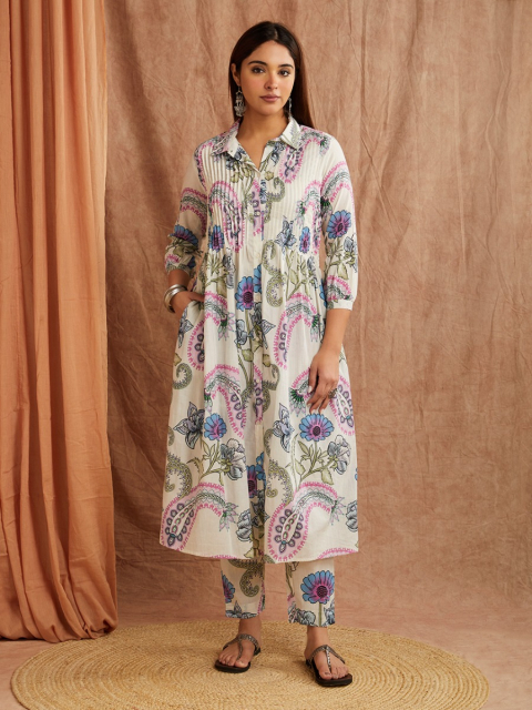 Multi Printed Printed Co-Ord Set- Set of 2